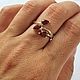 Кольцо из серебра с натуральным гранатом. Кольца. Newstylejewelry. Интернет-магазин Ярмарка Мастеров.  Фото №2
