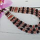 Garnet and strawberry quartz necklace 'Inspiration'. Necklace. Magic box. My Livemaster. Фото №6