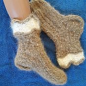 Аксессуары handmade. Livemaster - original item Socks from dog down (wool). Handmade.