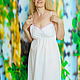 Nightgown of muslin, chemise Cute gift for a friend. Nightdress. Blouse Blues. My Livemaster. Фото №6