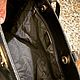 Винтаж: Сумка-тоут из черной кожи со змеиным принтом Salvatore Ferragamo. Сумки винтажные. Chic bags. Ярмарка Мастеров.  Фото №6