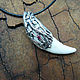 Pendant amulet Fang wolf silver (1C). Pendants. Urbanstyle. My Livemaster. Фото №5