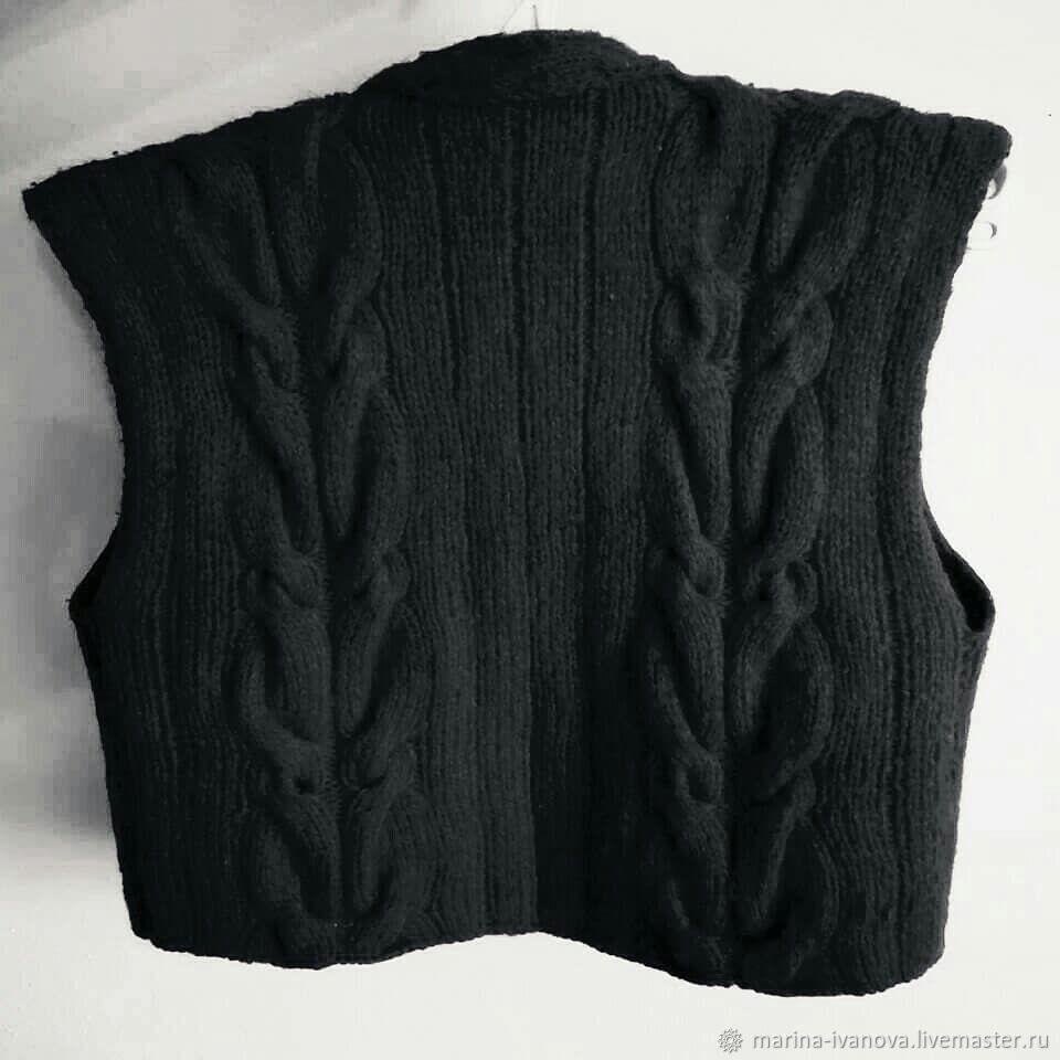 Жилетка укороченная – заказать на Ярмарке Мастеров – F89WRRU | Болеро ...