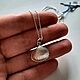 Order Shell pendant on a chain, silver (P52). anna-epifanova. Livemaster. . Pendants Фото №3