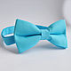Tie Classic blue / sky blue wedding party gift boy, Ties, Moscow,  Фото №1
