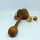Order Wooden rattle harlequin. Shop Grizunok teether. Livemaster. . Teethers and rattles Фото №3