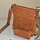 Women's genuine leather bag 'Crazy Horse 435'. Crossbody bag. J.P.-Handmade Designer Bags. My Livemaster. Фото №4