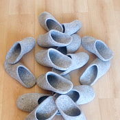 Обувь ручной работы handmade. Livemaster - original item Felted Slippers from natural wool.. Handmade.
