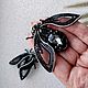 Заказать Брошь Муха. Ольга Юрова (Russian soutache). Ярмарка Мастеров. . Брошь-булавка Фото №3