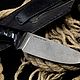 Handmade knife 'Fo-1' (Damascus steel, ash cap). Knives. zlathunter. My Livemaster. Фото №5