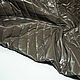 Мембранная стеганая ткань на синтепоне Moncler, цвет коричневый, Ткани, Королев,  Фото №1