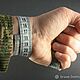 Браслет кожаный черный "be happy". Браслет-шнурок. MAestRUS. Ярмарка Мастеров.  Фото №6
