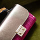 Women's bag made of leather and wood Fuksia. Classic Bag. Mart Bags (martbags). My Livemaster. Фото №6