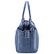 Order Leather city bag 'foster' (blue crazy). Russian leather Guild. Livemaster. . Valise Фото №3