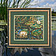 Embroidery hand painting of Water Lilies (almost by Monet). Pictures. valiamoro (valiamoro). My Livemaster. Фото №4