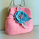 Bag with clasp: Coral handbag ' Mac'. Clasp Bag. Larissa Permjakova. Online shopping on My Livemaster.  Фото №2