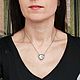 Серебряный оберег с зеркалом Триада. Оберег. Анастасия, кулоны с зеркалом (MirrorOfLife). Ярмарка Мастеров.  Фото №6