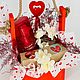 Подарок любимой девушке  набор чая и кофе в ящичке. Съедобные букеты. Sharik__LUX. Ярмарка Мастеров.  Фото №4