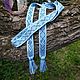Svarog blue-blue belt, Belts and ribbons, Chrysostom,  Фото №1