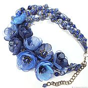 Украшения handmade. Livemaster - original item Flowers Of Sleepy Valley. Necklace, flowers. Handmade.