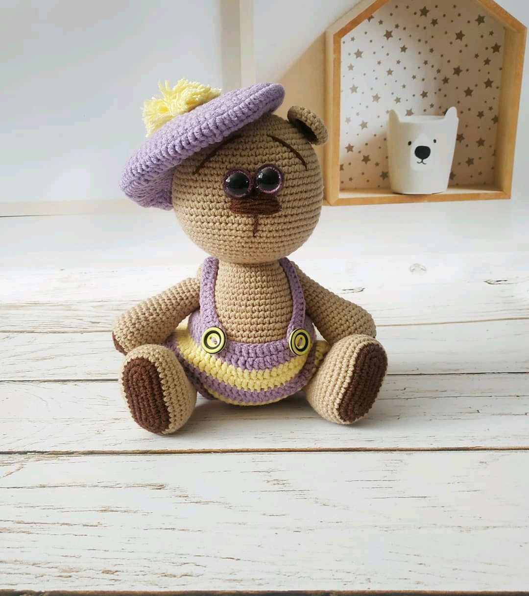 Маленький мишка схема амигуруми | Hi Amigurumi