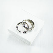 Украшения handmade. Livemaster - original item Rings for him and her, double wedding rings, infinity. Handmade.