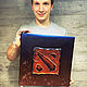 Заказать Логотип игры Dota 2 Картина маслом на холсте. Современная живопись FILIN-ART. Ярмарка Мастеров. . Картины Фото №3