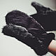 Black mink fur mittens. Mittens. Forestfox. Family Fur Atelier. Online shopping on My Livemaster.  Фото №2
