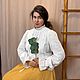 Блуза с шитьем в викторианском стиле, Блузки, Белгород,  Фото №1