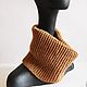Knitted Snood in 'milk chocolate'. Scarves. Orlova A. Online shopping on My Livemaster.  Фото №2
