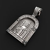 Украшения handmade. Livemaster - original item 925 silver Mosque pendant (M1). Handmade.