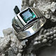 Emerald 1,89 ct Men's ring with beautiful Emerald, handmade, Rings, Moscow,  Фото №1