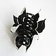 Crab Large Hair Clip with Colors Contrast Black and White. Hairpins. De-Si-Re. My Livemaster. Фото №6