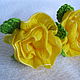 ELASTIC bands for HAIR 'ROSES' knitted original. Hairpins. Gala Devi (crochet design). Online shopping on My Livemaster.  Фото №2