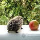Manual hedgehog Muftic / toy interior the hedgehog / hedgehog felted wool. Felted Toy. Woolen Zoo. My Livemaster. Фото №4