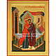 Icons of The conception of the most Holy Theotokos, yellow, Icons, Krasnodar,  Фото №1