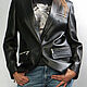 Order Single-breasted leather jacket. Lollypie - Modiste Cat. Livemaster. . Suit Jackets Фото №3