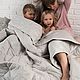Order Blanket with hemp filler, one-and-a-half-bed 140h205 cm satin. Hemp bags and yarn | Alyona Larina (hempforlife). Livemaster. . Blanket Фото №3