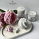Набор ароматических свечей из пальмового воска. Подарочные боксы. VENERA HOME DECOR. Интернет-магазин Ярмарка Мастеров.  Фото №2
