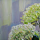 Pintura al óleo de la Hortensia verde Suave. Pictures. Dubinina Ksenya. Ярмарка Мастеров.  Фото №4