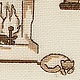 Заказать Годами созданный очаг...Шутливый, вышитый крестом , оберег. Вышивка отличного настроения. Ярмарка Мастеров. . Картины Фото №3