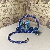 Украшения handmade. Livemaster - original item Necklace: Forget-me-not. Handmade.