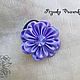 Заказать Резинка для волос "Фиалочка". Мария Романт Kanzashi for you. Ярмарка Мастеров. . Резинка для волос Фото №3
