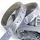 Gray Leather Belt, Straps, Ivanovo,  Фото №1
