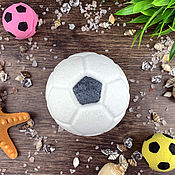 Косметика ручной работы handmade. Livemaster - original item Bath bomb Soccer ball. Handmade.
