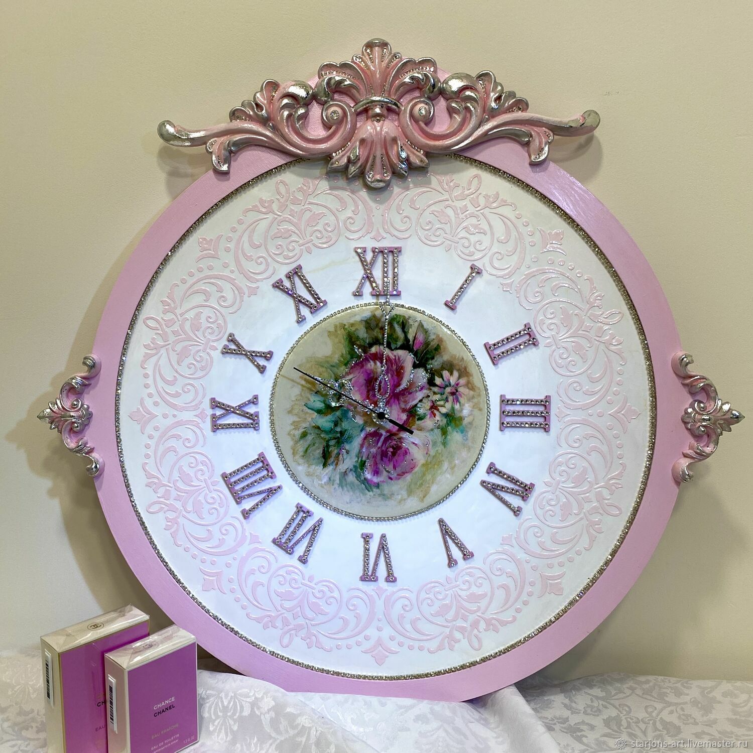 Часы классические настенные "Princess" 50 см из смолы в интернет ...