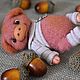 Хрюшка тедди. Мягкие игрушки. Lovely Toys (Таша). Ярмарка Мастеров.  Фото №5