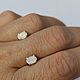 Серьги пусеты с лунным камнем. Серебро. Серьги классические. Newstylejewelry. Ярмарка Мастеров.  Фото №5