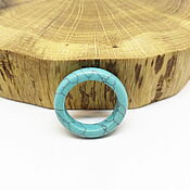 Украшения handmade. Livemaster - original item 18.5 r-r Turquoise Ring (bk185). Handmade.