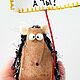  Ёжик - авторская игрушка:). Прикольные подарки. ШИТО БЕЛЫМИ НИТКАМИ АвторскиеИгрушки. Ярмарка Мастеров.  Фото №5